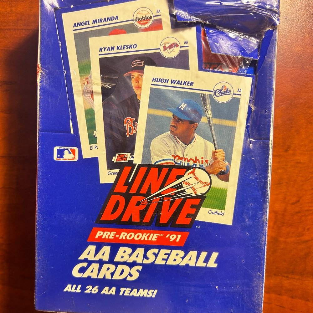 Line Drive AA Baseball cards - full box sealed